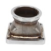 2.5in V Band Flange Adapter Stainless Steel Rustproof Long Lasting