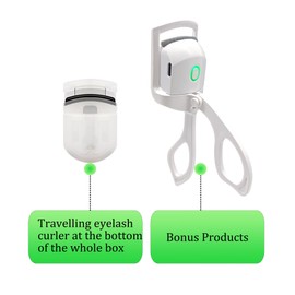 Ginalaia Travel Eyelash curlers, Portable Eyelash Curler, Small Eyelash Curler Mini Eyelash Curler