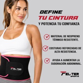 Faja Térmica Reductora Neopreno Felter Fitness