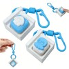 深海くろべこ キーボードフィジェットトイ フィジェットクリッカー 可愛い ボタンクリッカー ストレス解消グッズ キーホルダー 無限プチプチ 手遊び 落ち着く