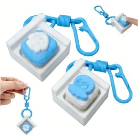 深海くろべこ キーボードフィジェットトイ フィジェットクリッカー 可愛い ボタンクリッカー ストレス解消グッズ キーホルダー 無限プチプチ 手遊び 落ち着く