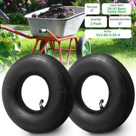 Artilife 2 Pack Tire Tube,Inner Tube Lawn Tractor Tire for Lawn Mower, ATVs, Go-Karts and More (2.80/2.50-4)