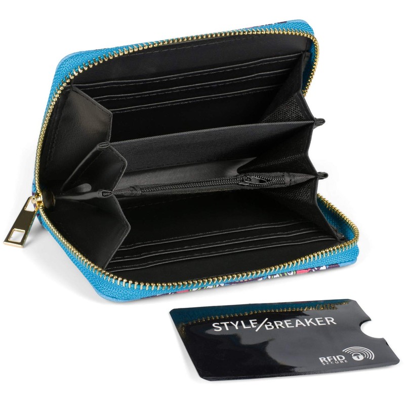 styleBREAKER 02040149 Women's Small Purse with Colourful Mandala Ornament Pattern,