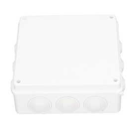 Electrical Junction Box 200x200x80mm IP65 Weatherproof Pre Drilled Electrical Enclosure Project Box with Rubber Gasket