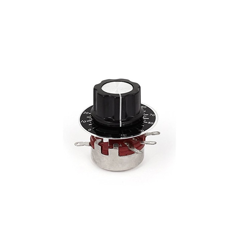 uxcell Rotary Carbon Film Potentiometer with Diameter with Knob, WTH118-1A