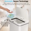 SIMPLI-MAGIC 79502 13 Gallon Touchless Sensor Trash Can, Rectangle Garbage