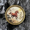 Chinese Feng Shui Horse Coin for Good Luck and Success,