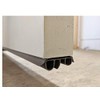Endura Kerfed Double Bulb Exterior Door Bottom Sweep (36", Brown)