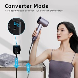 SARQW Travel Converter Adapter Voltage Converter That Steps Down 220 Volts to 110 Volts for use in Over 200 Countries,Including The U.S., U.K., Europe, and Australia