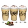 Sendez 6 Latte Macchiato Glasses 310 ml Coffee Glasses Tea