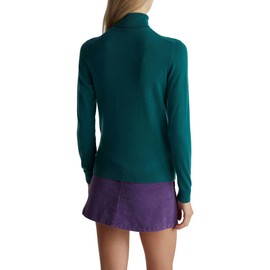 United Colors of Benetton Maglia Ciclista M/L 1002d2348, Maglione Donna, Verde Scuro 0C5, S