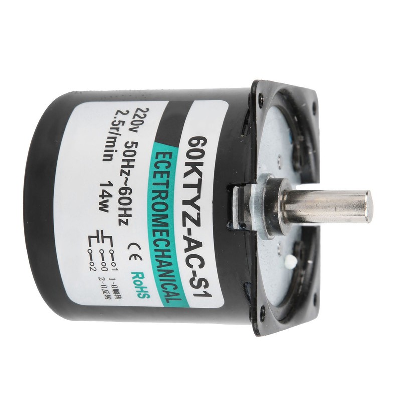 Mini Motor AC Synchronous Metal Gear Slow Speed Permanent Magnet
