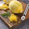 Pack of 2 Stainless Steel Orange Peeler Lemon Grater Zester