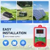 Electric Fence Energiser 12V with LED Display,1.5 Joule Output, 10Km/6.2