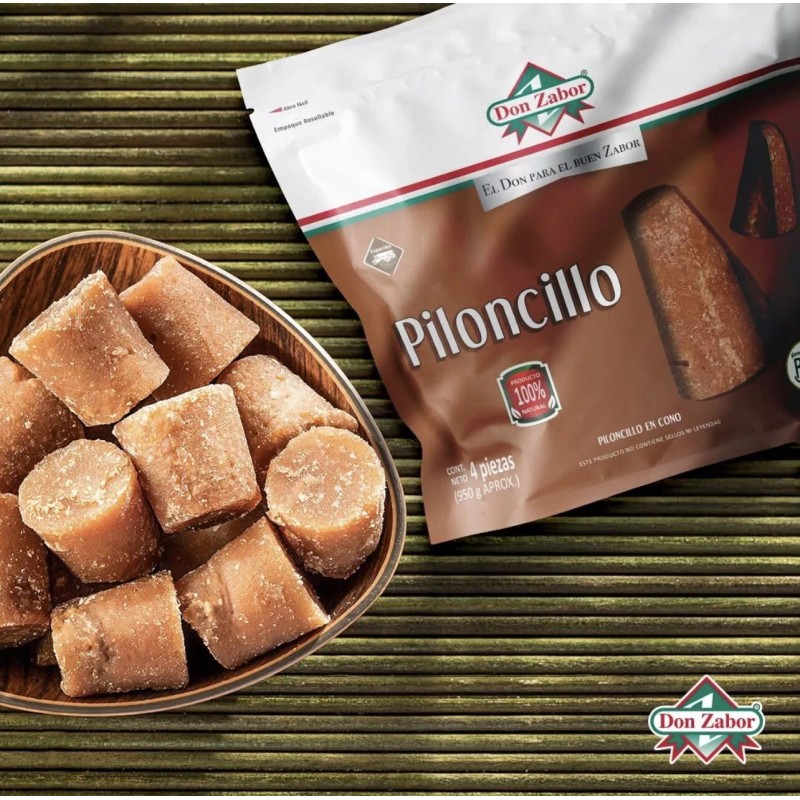 Don Zabor PILONCILLO ENTERO 1kg - 100% Brown Sugar (Premium