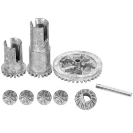 Lybunair Metal Reduction Differential Gear Set Repair Spare Partsfor 18301 18302 18311 18312 1/18 RC Car