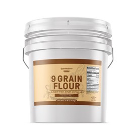 Unpretentious 9 Grain Flour, Bread & Dough, Food Storage, Fresh Homemade Bread (272 Ounce)