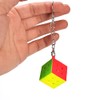 Yealvin Mini Keychain Cube, Mini 3x3 Keyring Cube 3x3 Magic