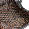 HCMOTORKU Orange Trunk Insert Carpet Liner For Harley King Tour