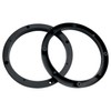 ZZHXSM 2PCS Black Plastic Speaker Gasket 6.5 inch Car Stereo
