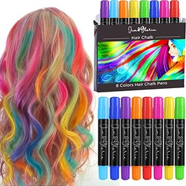 Jim&Gloria Regalos de tiza para el cabello sin polvo para niñas, regalos temporales de tinte de color para adolescentes, rellenos de calcetines de Navidad, adolescentes y adolescentes, niñas de 6, 7, 8, 9, 10, 11, 12, 13 años, juguetes para niños