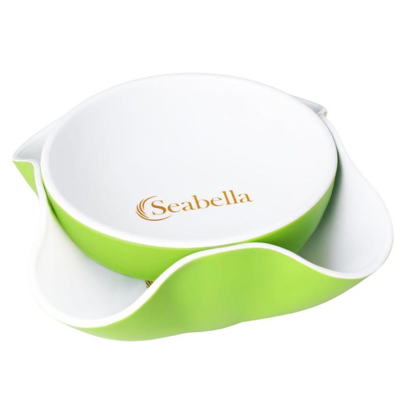 Seabella Stackable Party Snack Bowls , Pistachio & Peanut Bowls