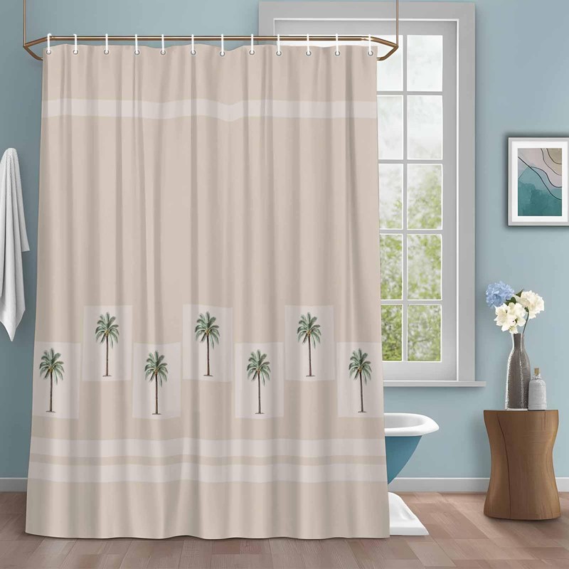 Stuidolane 72x78 Inch Shower Curtain Tropical Palm Trees Bathroom Decor,