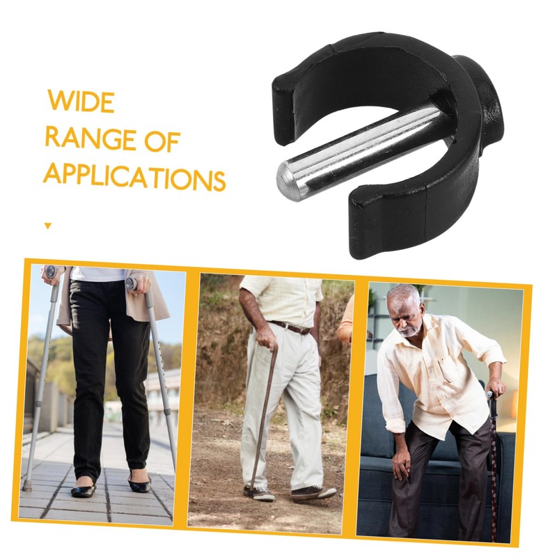 GRIRIW 4 Pcs Adjustable Latch Clamp for Walking Canes Durable