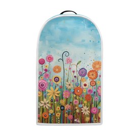 Kathyboom Colorful Tulips Blender Cover Portable Stand Mixer Dust Cover Protective Covers Compatible with Juice Machine Coffee Makers Easy to Clean