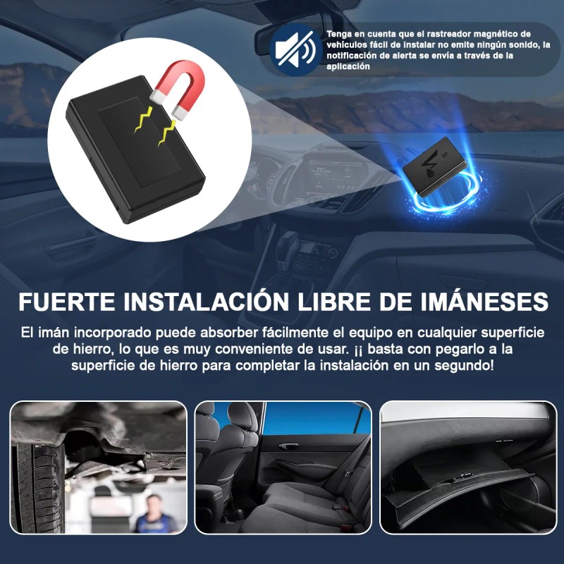 Mini Gps Tracker Auto Tiempo Real 6000mah 2g 4g Con