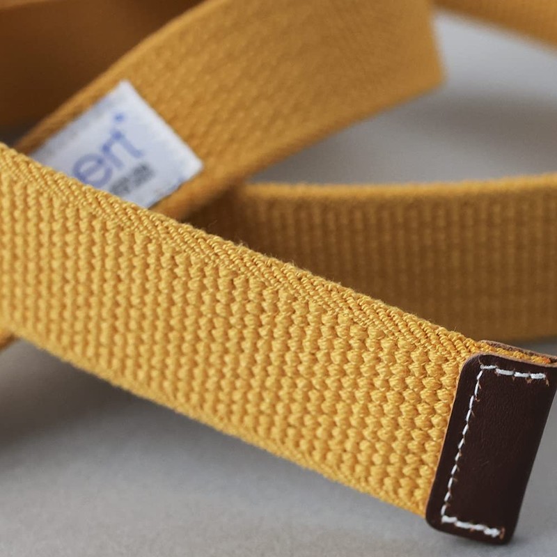 Gevard Tochigi Leather, Double Ring, Stretch Belt, Made in Japan,