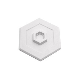 Prime-Line U 9275 5 In., Rigid Vinyl, White, Self Adhesive Concave Wall Protector (Single Pack)