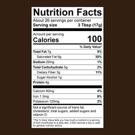 MCT Oil Powder with Acacia Fiber & Collagen Peptides – Prebiotic Collagen Protein, 9g MCTs from Coconuts, Sugar Free Keto Coffee Creamer – Grass Fed, Chocolate, Non-GMO, Gluten Free, 16 oz