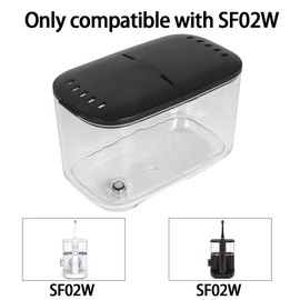 MIHAUS Replacement Parts for Waterflosser Oral Irrigator Dental Compatible with Waterpik Sonic Fusion Portable Water Flosser SF-02W SF-02 Reservoir Gasket Valve (SF-02 Black Tank)