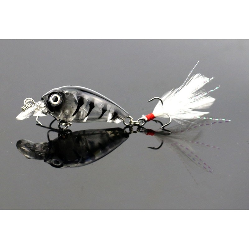 CENPEK 5pcs Luya Bait 4.5cm/4g Micro-submersible Hard Bait Blood Tank