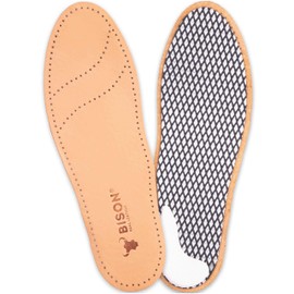 SULPO Orthopaedic Insoles - Insoles Shoes Orthopaedic - Insoles with Rubber - Wedge - Latex Insoles Memory Foam - Genuine Leather Insole