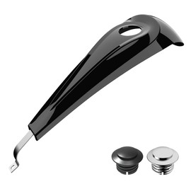 Low-Profile Tank Dash Console & Fuel Gas Tank Cap Fit for 2008-2023 Harley Touring Street Glide Road Glide,Ultra, Limited & Tri Glide Models