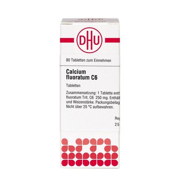 DHU Calcium fluoratum C6 Tabletten, 80 St. Tabletten