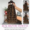 Anmetan Highlight Bundles Human Hair Water Wave 18/20/22 Inch, 10A