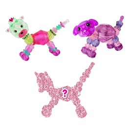 Twisty Petz 3-Pack Lava Puppy & Twisty Terrier - Includes 3 Collectible Petz: 2 You See, 1 Surprise! Adorable, collectible petz transform into friendship bracelets, necklaces, and accessories. Ages 6+
