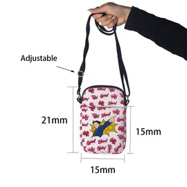 Ace Attorney Inspired Gift Phoenix Fans Gift Objection Speech Bubble Crossbody Bag for Video Gamer (hold it Bag)