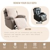 Genina Waterproof Recliner Chair Cover, Non-Slip Washable, 23.6"