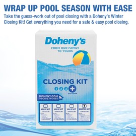 Doheny's Master Pool Closing Kit | Winterizing Chemicals for Swimming Pools | Includes Ultimate Kit + Natural Chemistry | Up to 35,000 Gallons