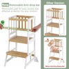 COSYLAND Toddler Standing Tower - Adjustable Height Toddler Kitchen Stool