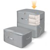 Minicoco Duvet Storage Bags with Zips Self Compression Storage Bags