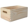 Creative Deco Large Wooden Crate Fruit Box Basket 30 x