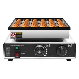 110V Mini Dutch Pancake Baker,36 PCS 950W Commercial Non-stick Pancake Baker Machine 122-572℉Non-stick Dorayaki Maker,Dutch Poffertjes Grill for Home Kitchen,Cafe or Restaurant