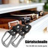 FLEXNOVA 2 Stück Gürtelschnalle, Leder Gürtelschnalle Herren Damen 40mm Gürtelschnallen