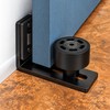 Barn Door Floor Guide for Sliding Doors – Black Anti-Sway