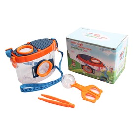 DONHUA Bug Catcher Kit,Habitat with Magnified Viewer Magnifying Glass, Tweezers, Bug Catcher Explore Nature Outdoor Exploration for Boys Girls